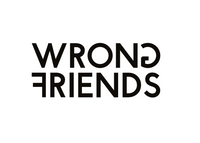 Wrong Friends logo zwart wit